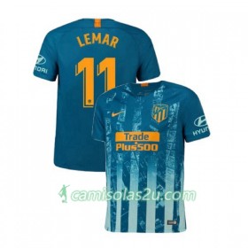 Camisolas de Futebol Atlético Madrid Thomas Lemar 11 Equipamento 3ª 2018/19 Manga Curta